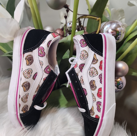 Vans Old Skool "Love Doughnuts" Preschool Girls' Shoe new - Picture 2 of 4